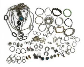 SilverToned Costume Jewelry Monet, Napier, More