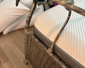Wrought iron bed frame