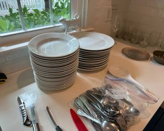 Dishes, flatware
