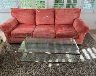 Sofa, coffee table