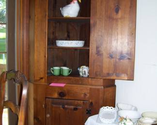 primitive corner cabinet - etc