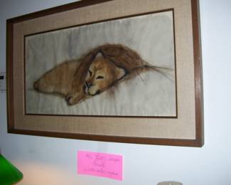 The Lion Sleeps Tonight Watercolor