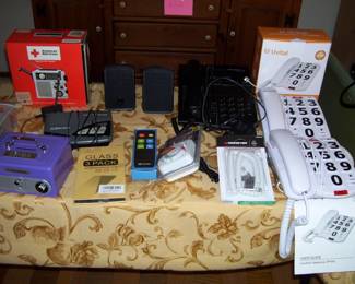electronics - giant number phones - etc