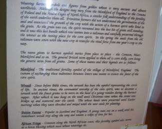 the meaning & story of wheat art