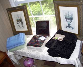 wall art - new throws - queen sheets
