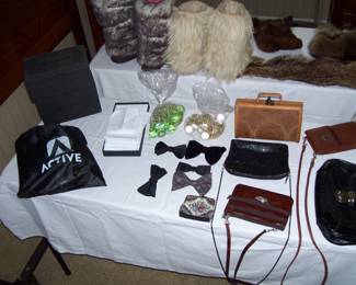 gaiam yoga blocks - active fitness bands - bow ties - purses etc