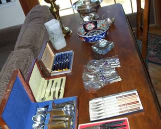 flatware and knives