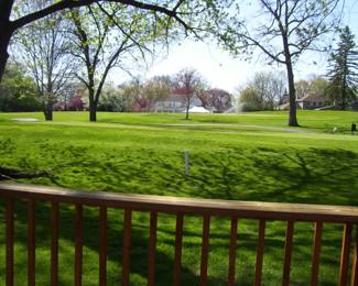 View of 5th tee from deck