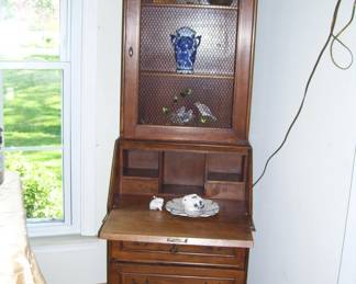 antique drop down secretary - decor