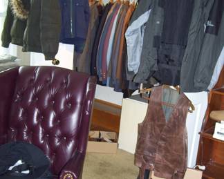 leather vest - coats