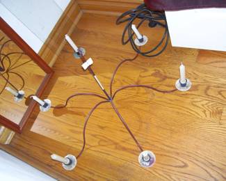 hanging candelabra