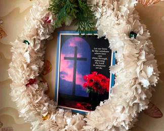 Vintage Christmas wreath