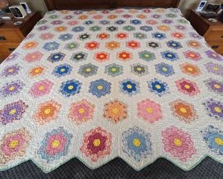 Several very fine antique quilts.