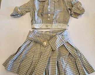 Vintage clothing. Flapper dresses, haute couture, childrens clothing, ostrich plume boa & fans