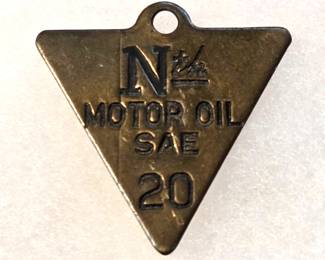 1941 CONOCO Nth Motor Oil Watch Fob WWII