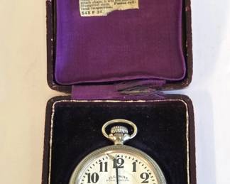 1927 Illinois Bunn Special Railroad Pocket Watch