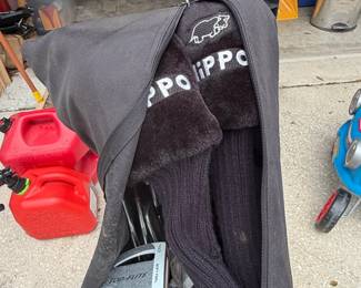 John Daly Grip It and Rip It Stand Golf Bag with Hippo Headcovers third image