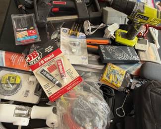 Assorted Tools and Hardware Lot