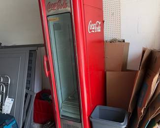 Vintage CocaCola Refrigerator Display Case True GDM