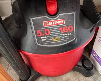 Craftsman . Peak HP Wet or Dry Vacuum