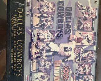 Dallas Cowboys Super Bowl XXX Champions Commemorative Display