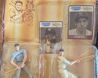 Kenner Starting Lineup Baseball Greats Joe DiMaggio and Babe Ruth Figures