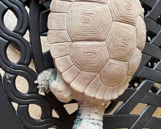 Cast Stone Tortoise Garden Statue