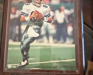 Troy Aikman Dallas Cowboys Autographed Framed Photo