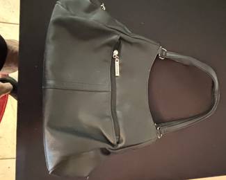 Gianni Bernini Black Nappa Leather Hobo Bag