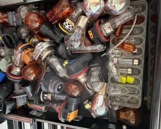 Craftsman Drawer Rolling Tool Chest with Assorted Hardware and Automotive Bulbs second image