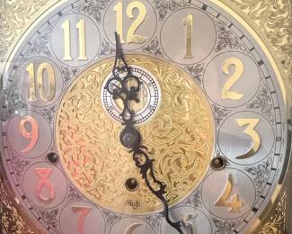 Sligh Grandfather Clock with Moon Phase Dial second image