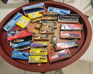 We have All different sizes of new knives.. extra small $2 each next size up $3 each and the largest are $5 each