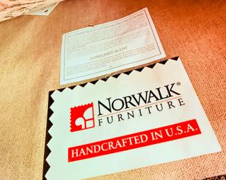 Norwalk Tan Couch - Very Nice - made in USA