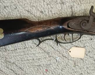 Guilford County Jamestown Rifle With Heart Inlays