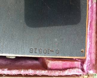 Serial Number on Bottom of Guitar
