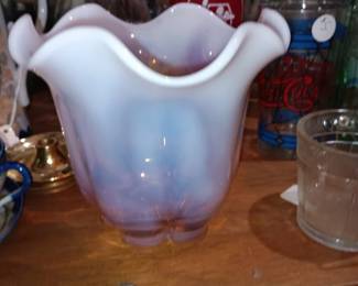 Pink Glass Vase