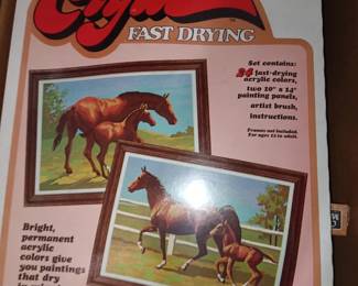 Horse Paint By Number Set Sealed