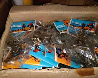 Metal Toy Cowboys NOS