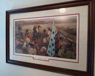Battle of Guilford Courthouse Set of Framed Prints