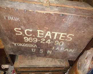 Post WWII Wood Crate