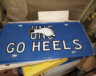 Metal UNC License Plate