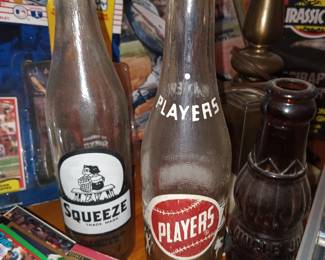 Vintage Soda Bottles Players Squeeze