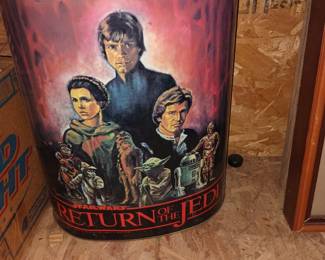 Metal Return of the Jedi Trash Can