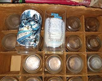 Case of King Kong Collector Glasses