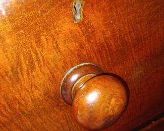 Up Close of Wood Knobs