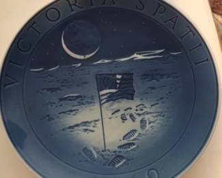 1969 Moon Landing Plate