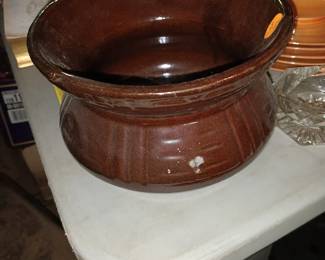 Pottery Spittoon