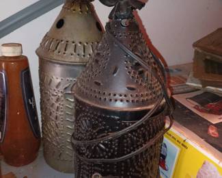 Punched Tin Lanterns