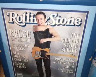 Framed Bruce Springsteen Rolling Stone Cover