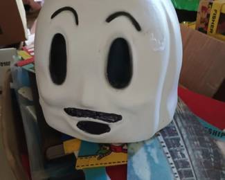 Ghost Halloween Candy Bucket